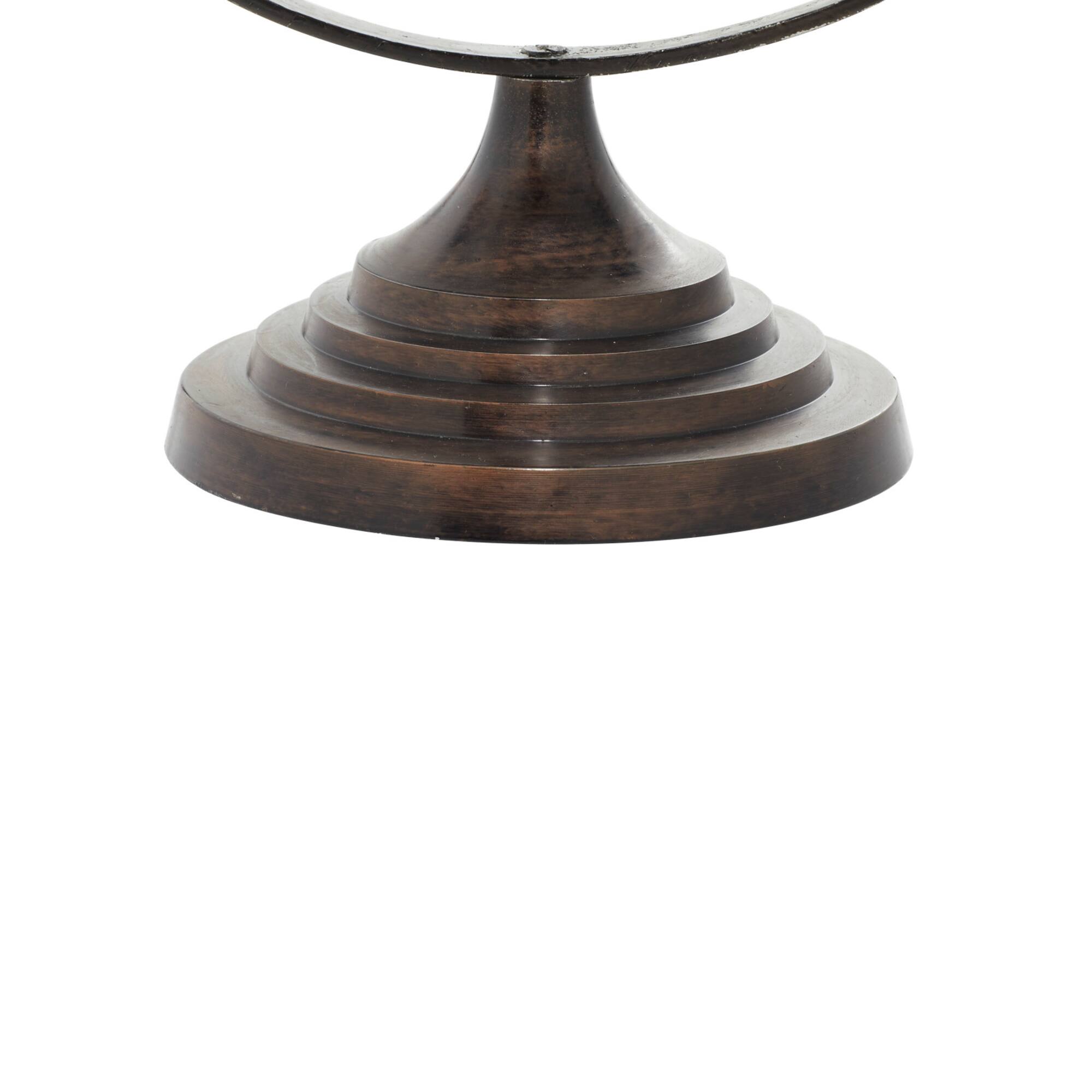 Black Aluminum Industrial Globe